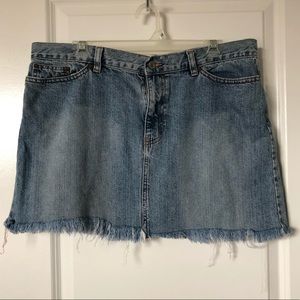 Gap Jeans Denim Mini Skirt Size 16